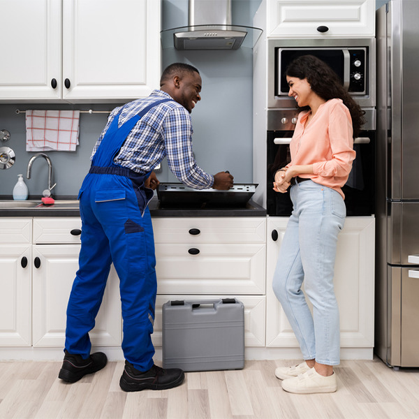 can you provide an estimate for cooktop repair before beginning any work in Jay NY
